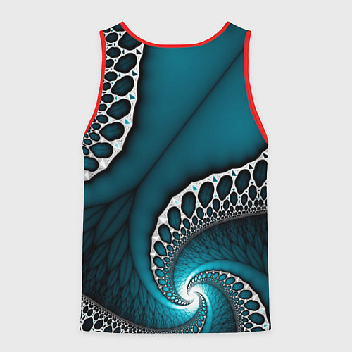 Мужская майка без рукавов Странная абстрактная картинка / 3D-Красный – фото 2