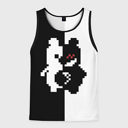 Мужская майка без рукавов Monokuma pixel