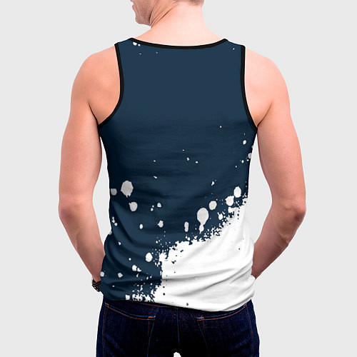 Мужская майка без рукавов Control Краска / 3D-Черный – фото 4