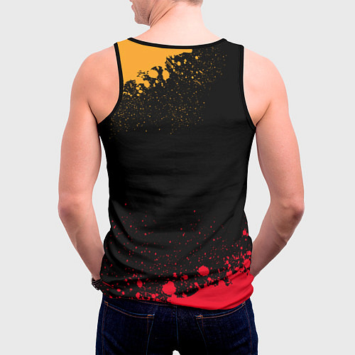 Мужская майка без рукавов Анатолий бесценен, а для всего остального есть Mas / 3D-Черный – фото 4
