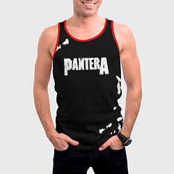 Майка-безрукавка мужская Pantera краска, цвет: 3D-красный — фото 2