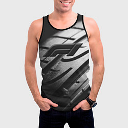 Майка-безрукавка мужская Formula 1 - dark theme, цвет: 3D-черный — фото 2