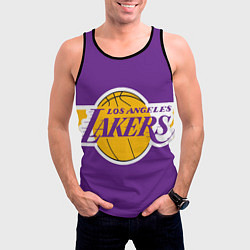 Майка-безрукавка мужская LA Lakers NBA, цвет: 3D-черный — фото 2