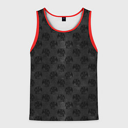 Майка-безрукавка мужская Черные драконы, цвет: 3D-красный