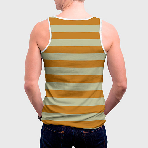 Мужская майка без рукавов Mummys dab - Halloween / 3D-Белый – фото 4