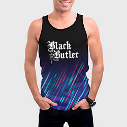 Майка-безрукавка мужская Black Butler stream, цвет: 3D-черный — фото 2
