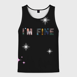 Мужская майка без рукавов Надпись