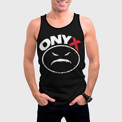 Майка-безрукавка мужская Onyx - wakedafucup, цвет: 3D-черный — фото 2