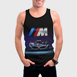 Майка-безрукавка мужская BMW M Performance Motorsport, цвет: 3D-черный — фото 2