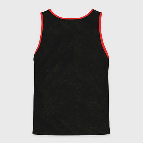 Мужская майка без рукавов Space pac-man / 3D-Красный – фото 2