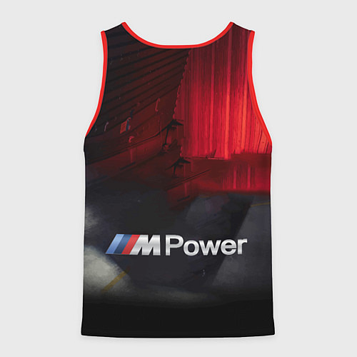 Мужская майка без рукавов BMW M4 GT4 - Motorsport / 3D-Красный – фото 2