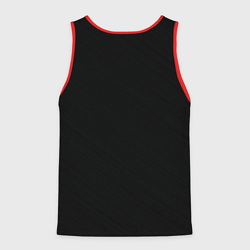 Мужская майка без рукавов One Punch-Man - человек-кулак / 3D-Красный – фото 2