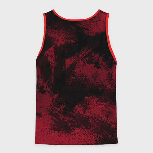 Мужская майка без рукавов Slipknot art / 3D-Красный – фото 2