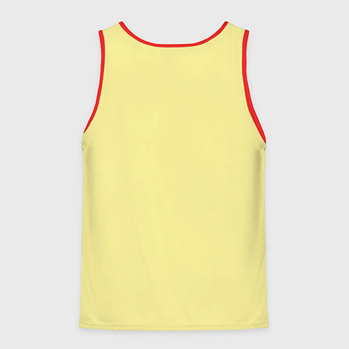 Мужская майка без рукавов Радужные друзья: Синий и Розовая / 3D-Красный – фото 2