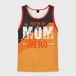 Мужская майка без рукавов Mom hero