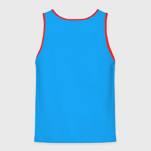 Мужская майка без рукавов Новогодний подарок для зайки / 3D-Красный – фото 2