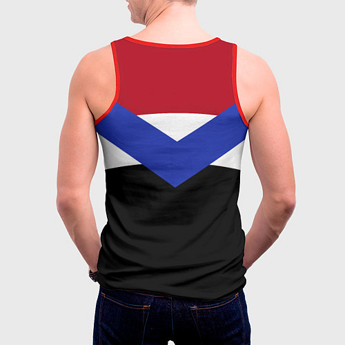 Мужская майка без рукавов FIRM как из 90х / 3D-Красный – фото 4