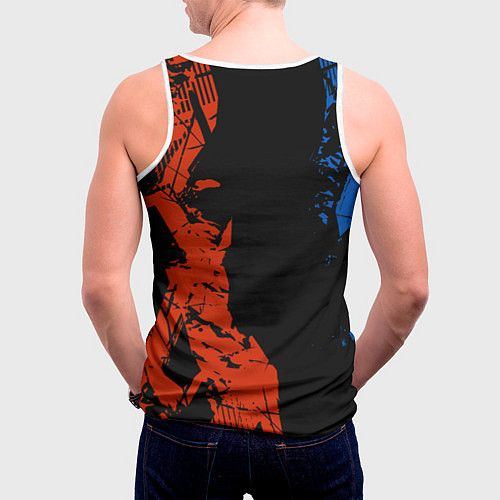 Мужская майка без рукавов Аполлон - декоративная живопись / 3D-Белый – фото 4