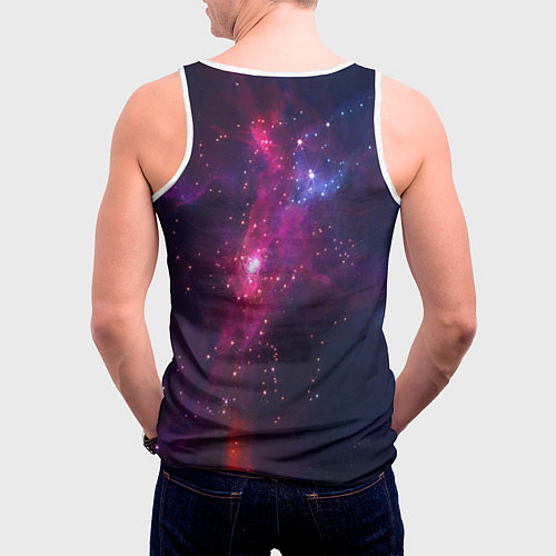 Мужская майка без рукавов Escape / 3D-Белый – фото 4