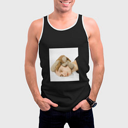 Майка-безрукавка мужская SLAVA MARLOV - Тузик, цвет: 3D-белый — фото 2