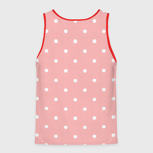 Мужская майка без рукавов Котята с сердечком - ты моё всё / 3D-Красный – фото 2