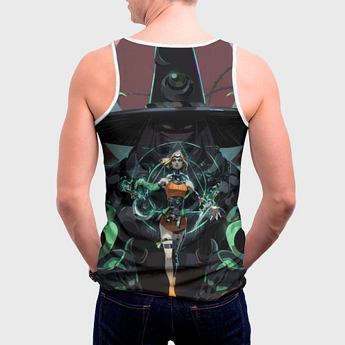 Мужская майка без рукавов Мелиноя и Геката hades 2 / 3D-Белый – фото 4
