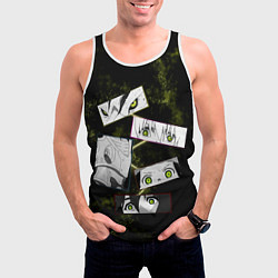 Майка-безрукавка мужская Обличия Фуши: Для тебя бессмертный, цвет: 3D-белый — фото 2