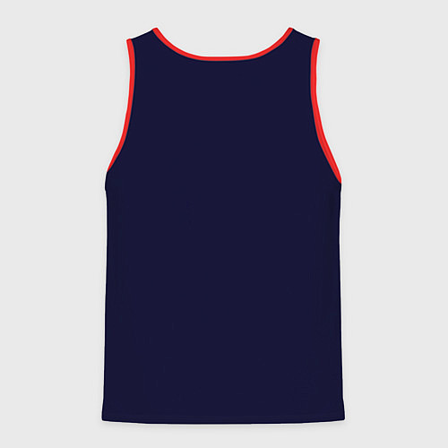 Мужская майка без рукавов Мистический заяц / 3D-Красный – фото 2