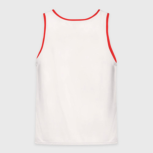 Мужская майка без рукавов Плюшевое признание в любви / 3D-Красный – фото 2