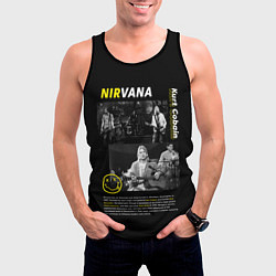 Майка-безрукавка мужская Nirvana bio, цвет: 3D-черный — фото 2