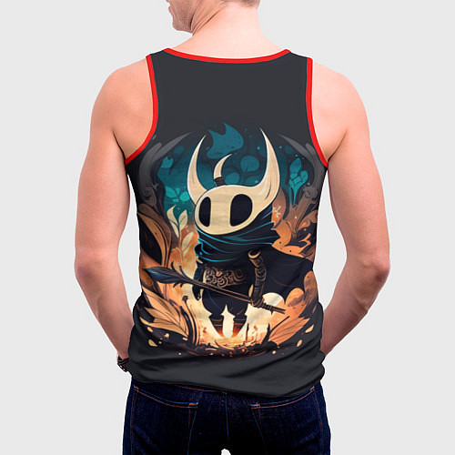 Мужская майка без рукавов Hollow Knight c посохом / 3D-Красный – фото 4
