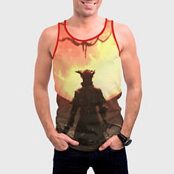 Майка-безрукавка мужская Охотник против сущности, цвет: 3D-красный — фото 2