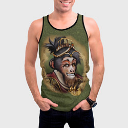 Майка-безрукавка мужская Король обезьян Сунь Укун, цвет: 3D-черный — фото 2