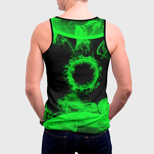 Мужская майка без рукавов Stalker clear sky radiation art / 3D-Черный – фото 4