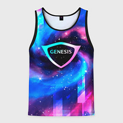 Мужская майка без рукавов Genesis неоновый космос