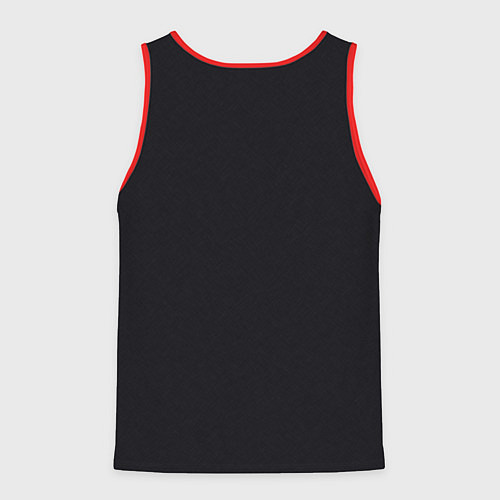 Мужская майка без рукавов Воспоминания о любви Девушка цветы и замок / 3D-Красный – фото 2