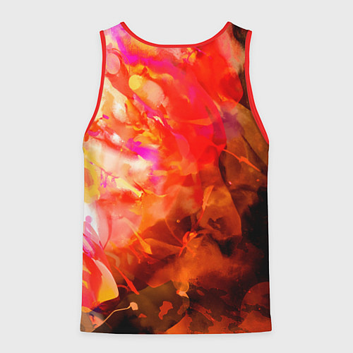 Мужская майка без рукавов Адский Рай Габимару / 3D-Красный – фото 2