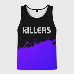 Мужская майка без рукавов The Killers purple grunge