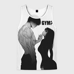 Майка-безрукавка мужская Gym?, цвет: 3D-белый