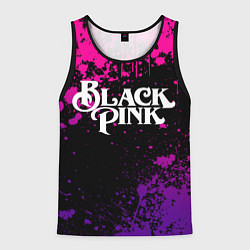 Майка-безрукавка мужская Blackpink - neon, цвет: 3D-черный