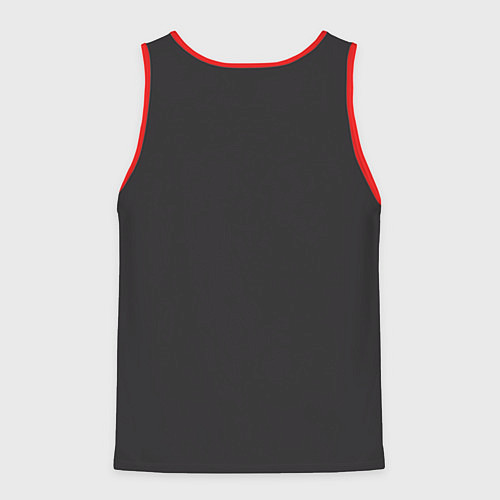 Мужская майка без рукавов Аниме в живописи / 3D-Красный – фото 2