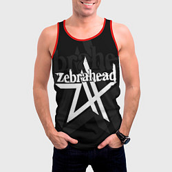 Майка-безрукавка мужская Zebrahead - logo, цвет: 3D-красный — фото 2