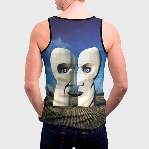 Мужская майка без рукавов Pink Floyd The Division Bell / 3D-Черный – фото 4