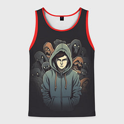 Мужская майка без рукавов Крик страха