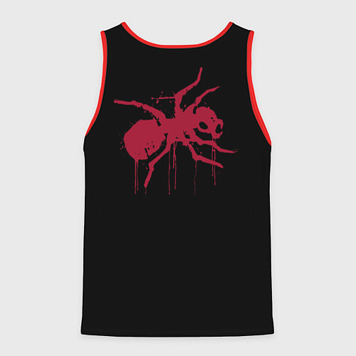 Мужская майка без рукавов Keith flint draw head / 3D-Красный – фото 2