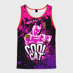 Майка-безрукавка мужская Jo Jo - Королева убийца cool cat, цвет: 3D-красный