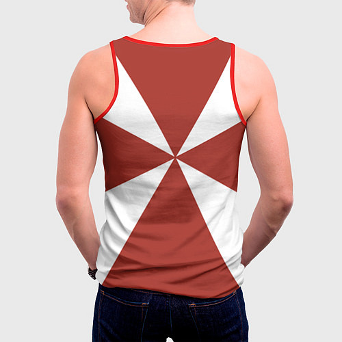 Мужская майка без рукавов Внутренние Войска - герб / 3D-Красный – фото 4