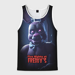 Майка-безрукавка мужская Five Nights at Freddys Bonnie, цвет: 3D-белый