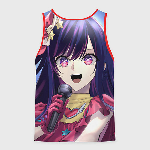 Мужская майка без рукавов Звёздное Дитя Ai / 3D-Красный – фото 2