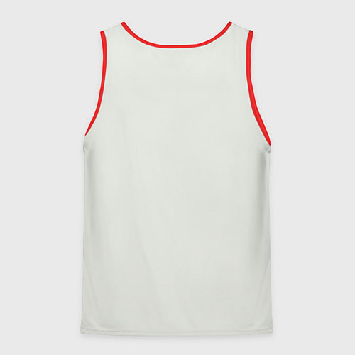 Мужская майка без рукавов Красная панда на охоте / 3D-Красный – фото 2